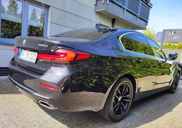 BMW Seria 5 cena 189000 przebieg: 30000, rok produkcji 2021 z Knurów małe 466